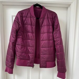 Women's Purple Quilted Jacket